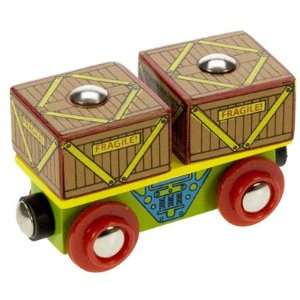  Bigjigs Single Wooden Train Rolling Stock (Crates) Toys & Games