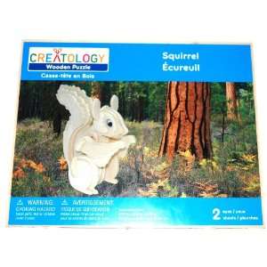 Creatology Wooden 3D Puzzle, Squirrel (1 Each) Everything 