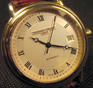 Frederique Constant Solid Gold 750 / 18K Classic Automatic Mens Watch 