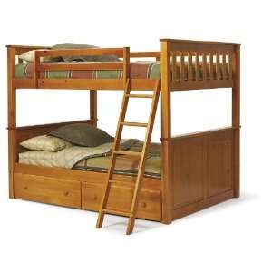  Woodcrest PineRidge Full Bunk bed 4254