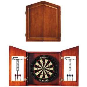  Accudart Plain Wood Veneer Dartboard Cabinet Sports 