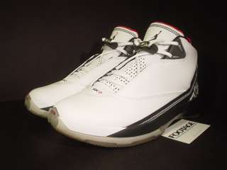 2006 Nike Air Jordan XXII XX2 22 WHITE RED BLACK Sz 9  
