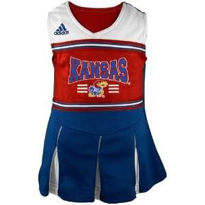 Kansas Jayhawks Adidas 2 pc Pre School Cheerleader Dress with Bloomers