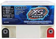 XS Power D975 2100 Amp AGM Power Cell Car Audio Battery + Terminal 