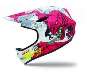 New 2012 Giro Remedy Matte White/Red Demons Helmet Lrg  