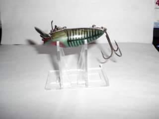 VINTAGE HEDDON 9119 XRG GREEN SHORE WITH CORRECT BRUSH BOX RIVER RUNT 