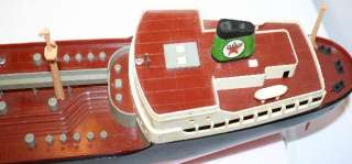1961 Texaco Oil Tanker Ship Toy , North Dakota in Original Box  