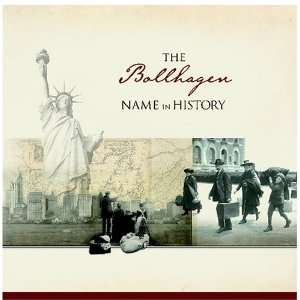The Bollhagen Name in History Ancestry  Books