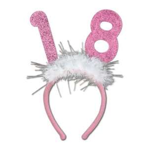  18 Glittered Boppers w/Marabou Case Pack 60