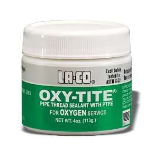 LA CO 42805 Oxy Tite, Premium Pipe Thread Sealant Paste with PTFE 