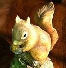 ceramic squirrel figurine  