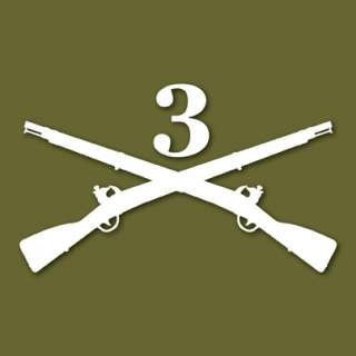 3rd US Infantry The Old Guard Army Vinyl Decal Sticker  