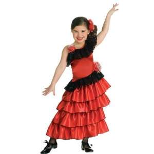 Lets Party By Rubies Costumes Spanish Princess Child Costume / Black 