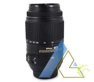   AF S DX NIKKOR 55 300mm f/4.5 5.6 G ED VR Lens+1 Year Warranty  