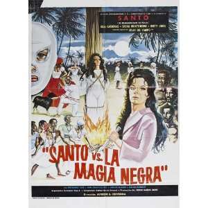  Santo vs. Black Magic Woman (1973) 27 x 40 Movie Poster 