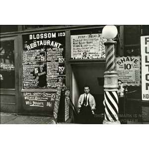  Bowery Restaurant, New York City, 1935   24x36 Poster 