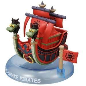  One Piece Wobbling Pirates Nine Snake Pirate Ship PVC 