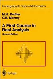   Analysis, (0387974377), Murray H. Protter, Textbooks   