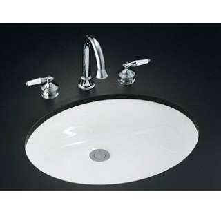 Kohler K 2211 0 White Caxton 19 Basin Undermount Bathroom Sink  