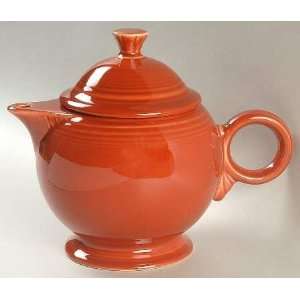 Homer Laughlin Fiesta Paprika (Newer) Tea Pot & Lid, Fine China 