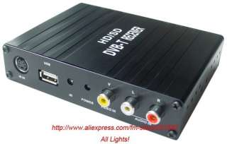 MPEG4 DVB T Box Digital TV car Tuner with 2pcs Antena  