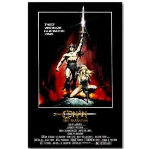 Conan Poster   Promo Flyer the Barbarian Movie Arnold 