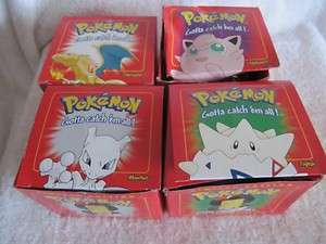 Pokemon 23K Gold Plated Trading Cards Limited Edition A Lot of 4 NIB 
