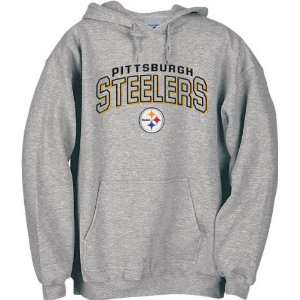  Pittsburgh Steelers Grey First And Goal Hooded Sweatshirt 
