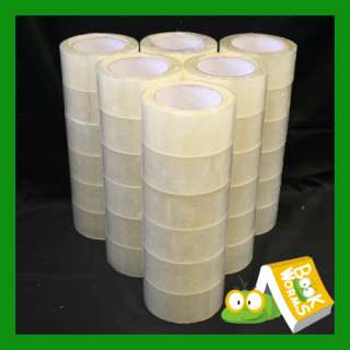 36 ROLLS CLEAR SEALING PACKING TAPE 2x110 YARD  