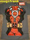 Nwt Deadpool X Men Muscle Marvel Costume T Shirt