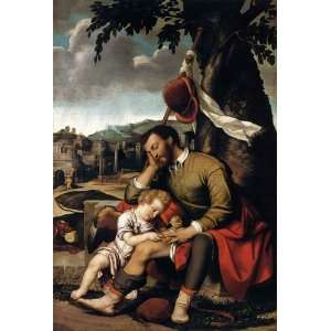  FRAMED oil paintings   Moretto Da Brescia   24 x 36 inches 