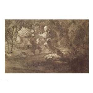  Funereal Riddle   Poster by Francisco De Goya (24x18 
