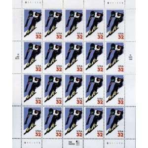  Winter Sports Alpine Sky # 3180 20 x 32 cent Stamps 