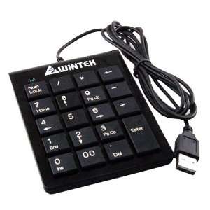  Wintek USB 19 key Laptop Numeric Number Keypad Keyboard 