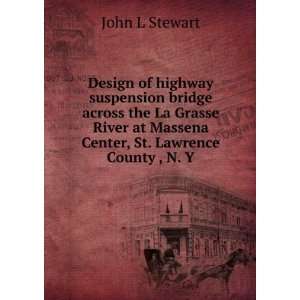  Design of highway suspension bridge across the La Grasse River 