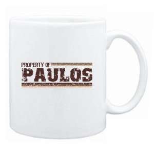  New  Property Of Paulos Retro  Mug Name