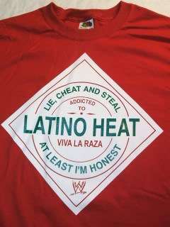 EDDIE GUERRERO Taste The Heat Red T shirt NEW  