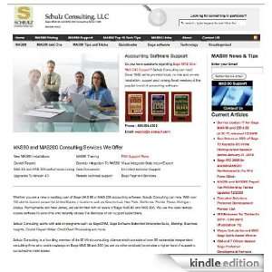   Consulting MAS 90 & MAS 200 Blog Kindle Store Schulz Consulting