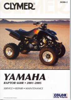 Yamaha Raptor 660R Service Manual 2001   2004  