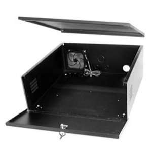  DVR Lockbox   16 Gauge Steel Security DVR Lockbox with FAN 