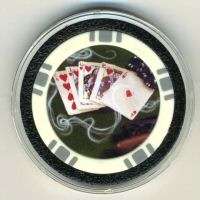 Texas Hold Em Poker Chip Card Guard Cover Marker WSOP  