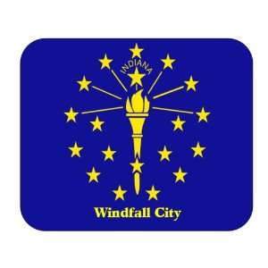  US State Flag   Windfall City, Indiana (IN) Mouse Pad 