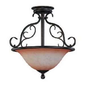  Nuvo Windermere Traditional Close to Ceiling Semi Flush 