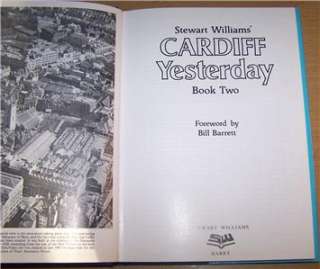 Book on CARDIFF HISTORY By STEWART WILLIAMS Hardback  