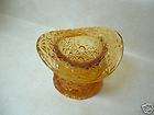 Vintage Top Hat Glass Holder Toothpick Match vase Mint