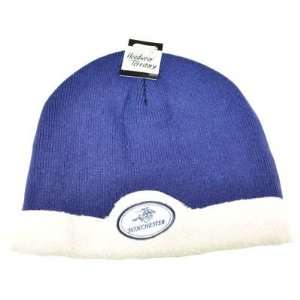 WINCHESTER AMMO HUNTING BEANIE KNIT TOQUE HAT CAP BLUE 