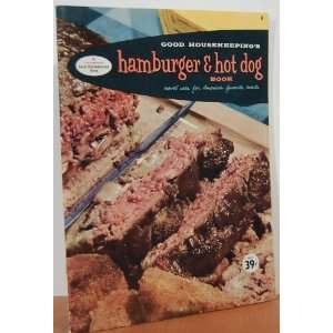  Good Housekeepings Hamburger and Hot Dog Book Food 