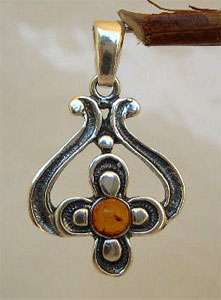 Pendant Style Number 306 a7 (1.2x0.7x0.14 inches)