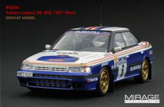 Subaru Legacy RS WRC #6, 1st Manx 1991, HPI 1/43 NEW  