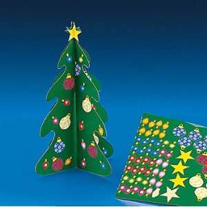  Holiday 3D Trees & Stickers   Stickers & Labels & Novelty 